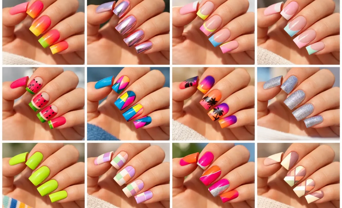 Square nail designs
