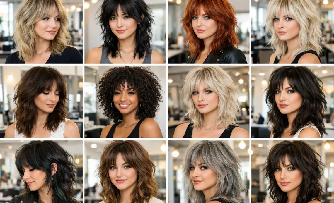 trendy shag haircuts