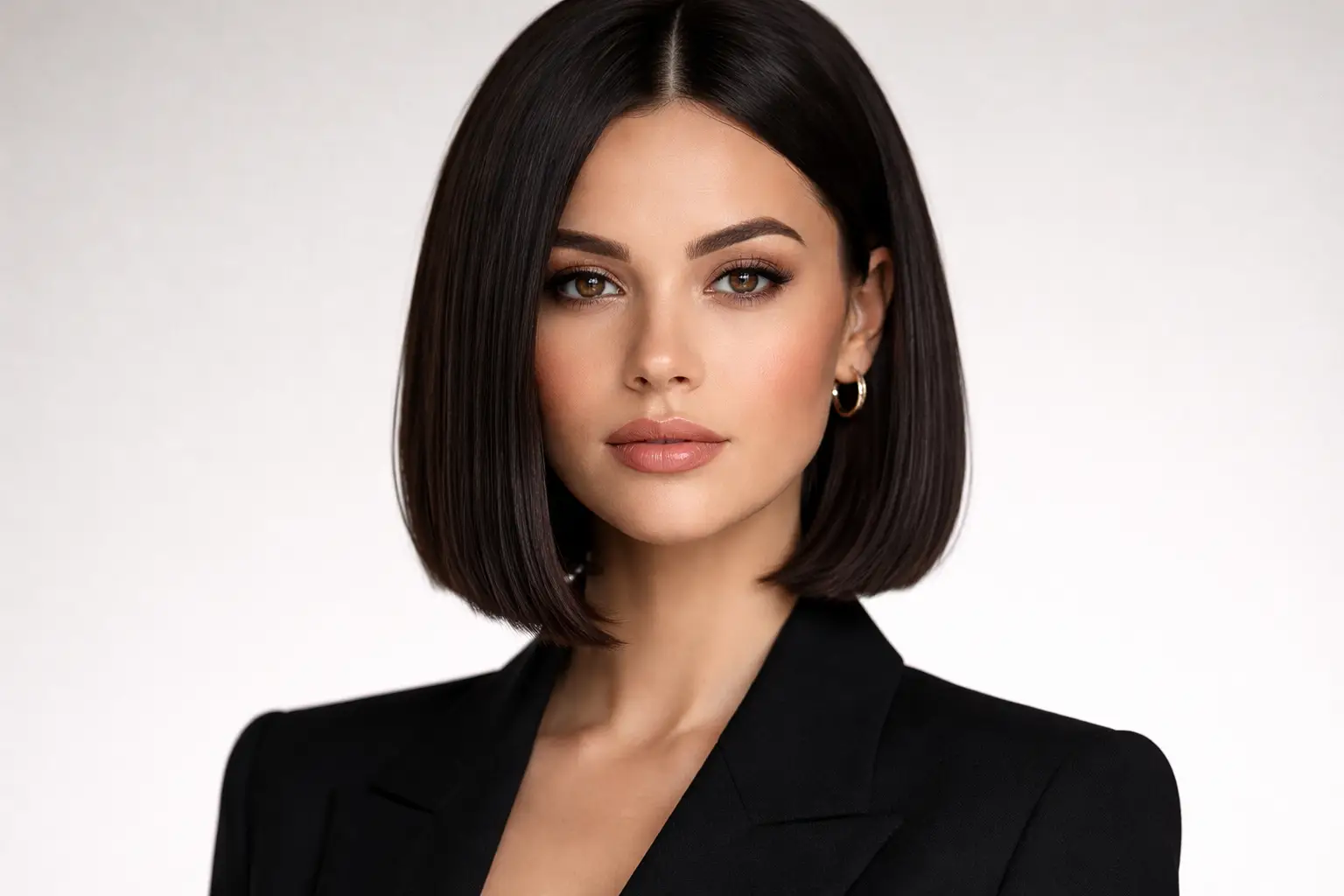 Blunt Bob Below Chin