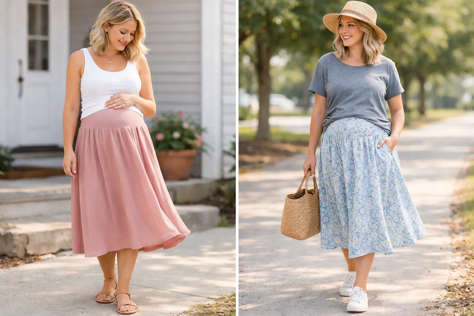Casual Midi Skirts