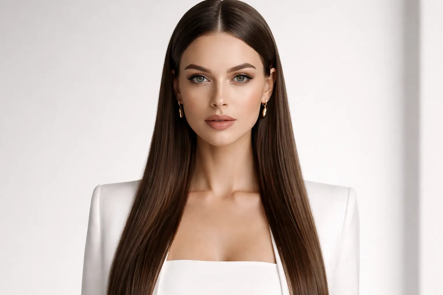 Center Part Sophistication