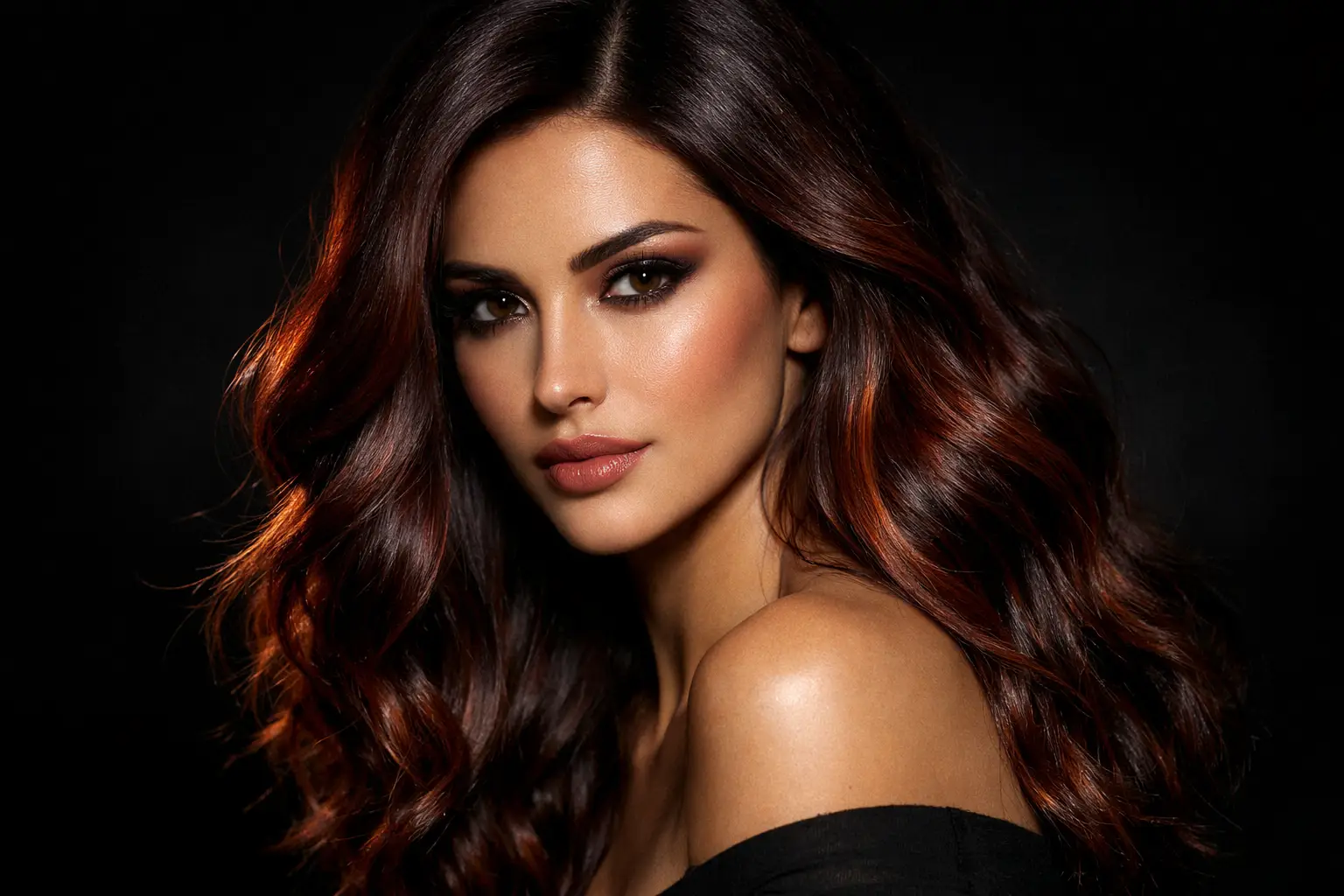 Cinnamon Auburn Balayage