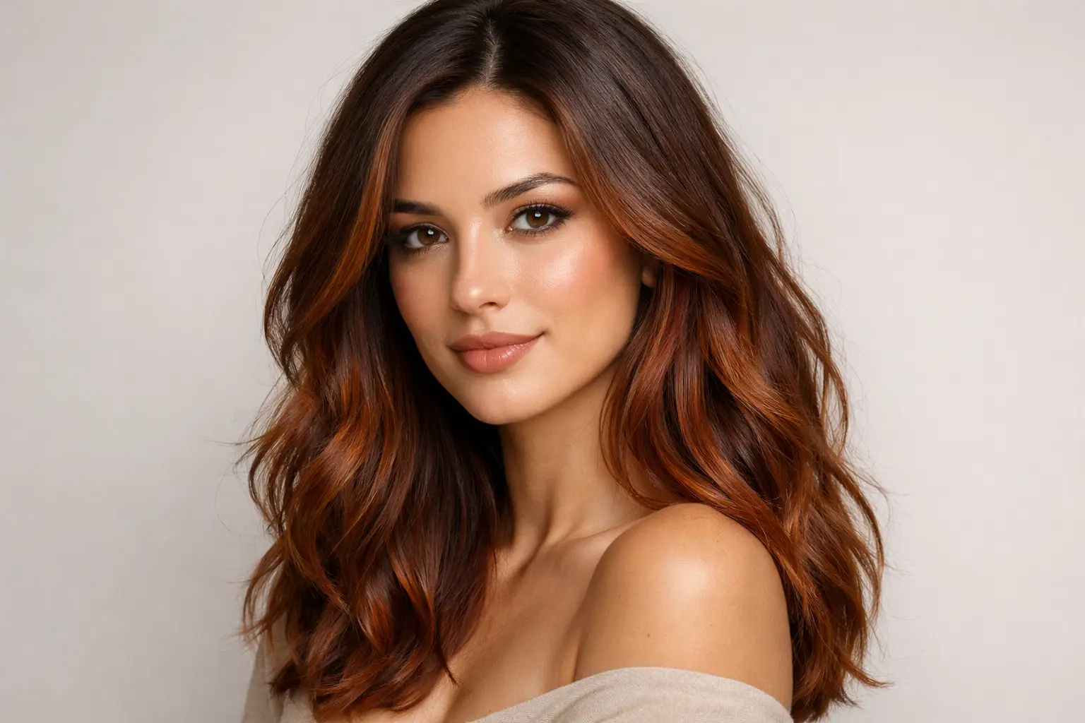 Classic Auburn Balayage