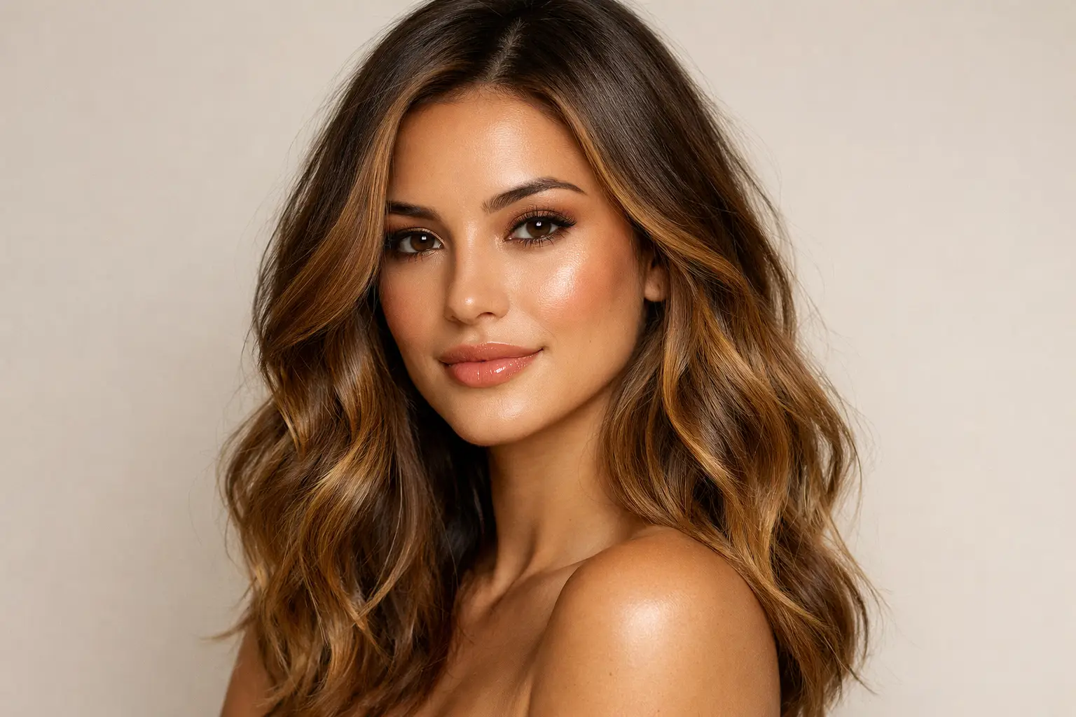 Classic Honey Brown Balayage