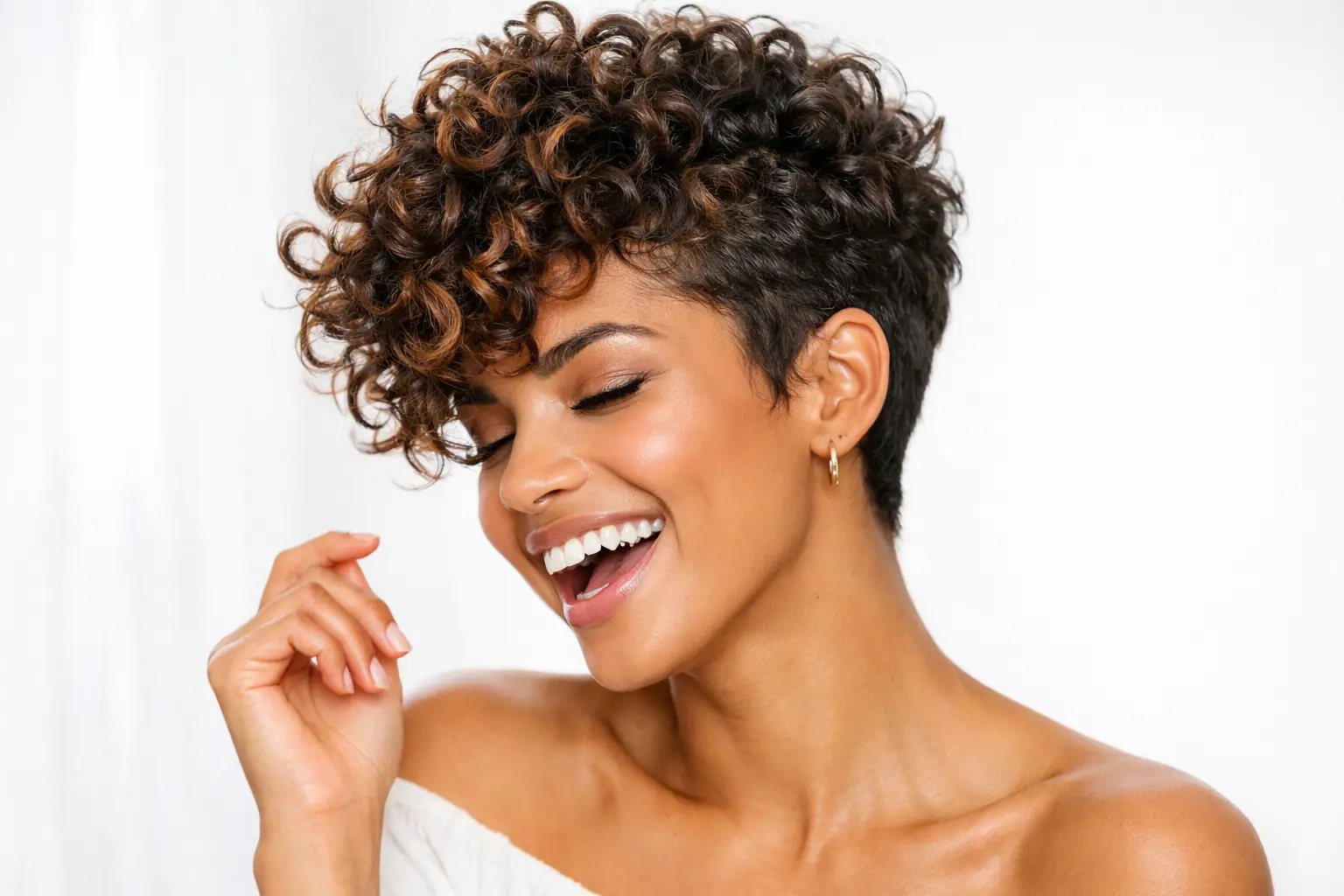 Curly Pixie Celebration