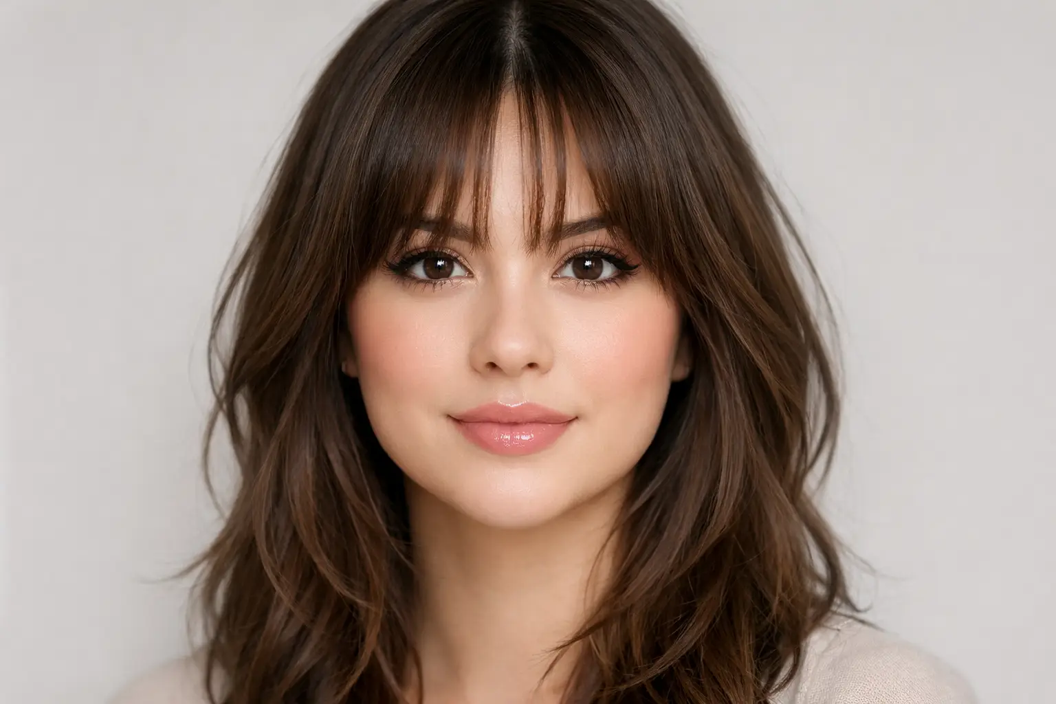 Face-Framing Curtain Bangs