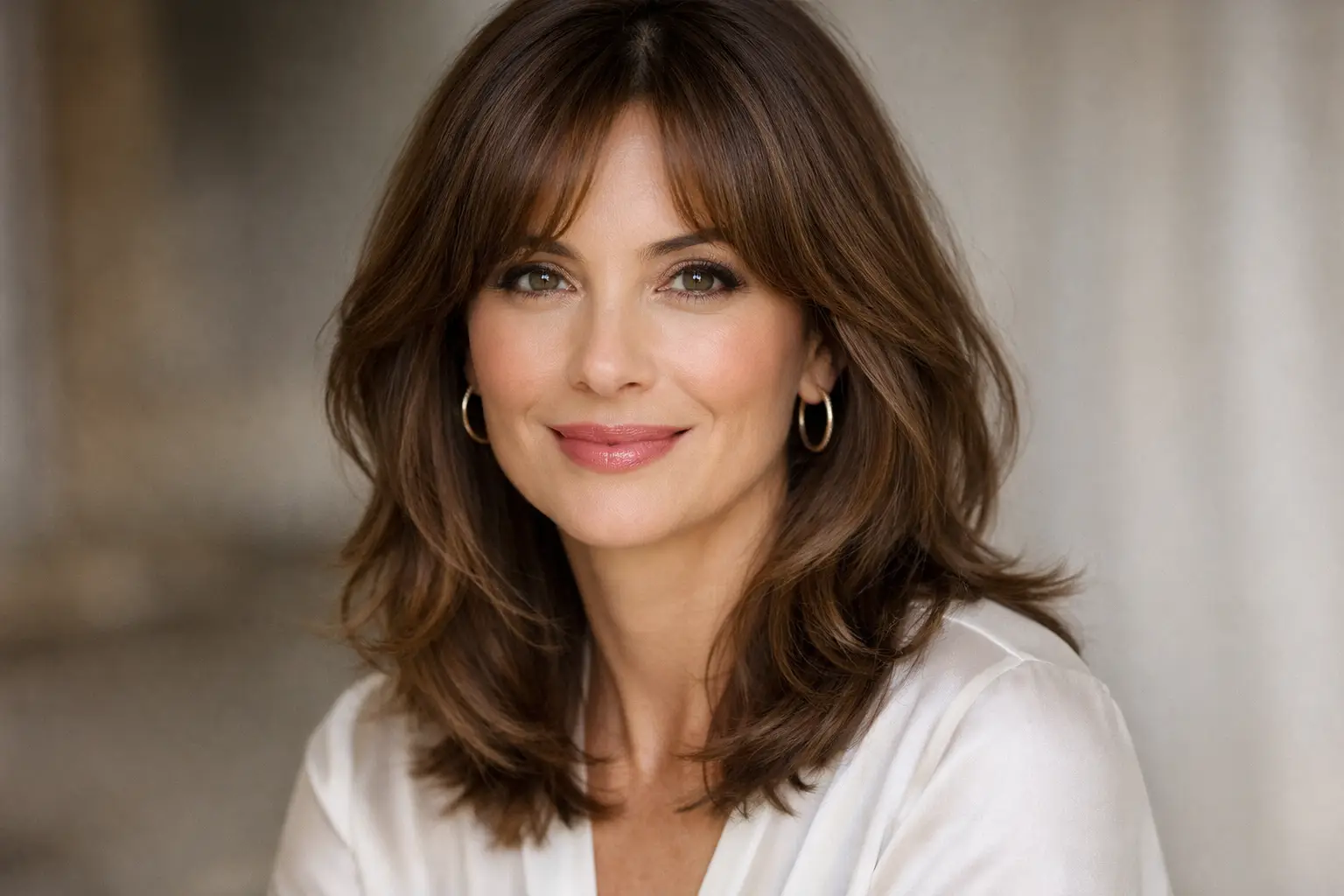 Face-Framing Curtain Bangs