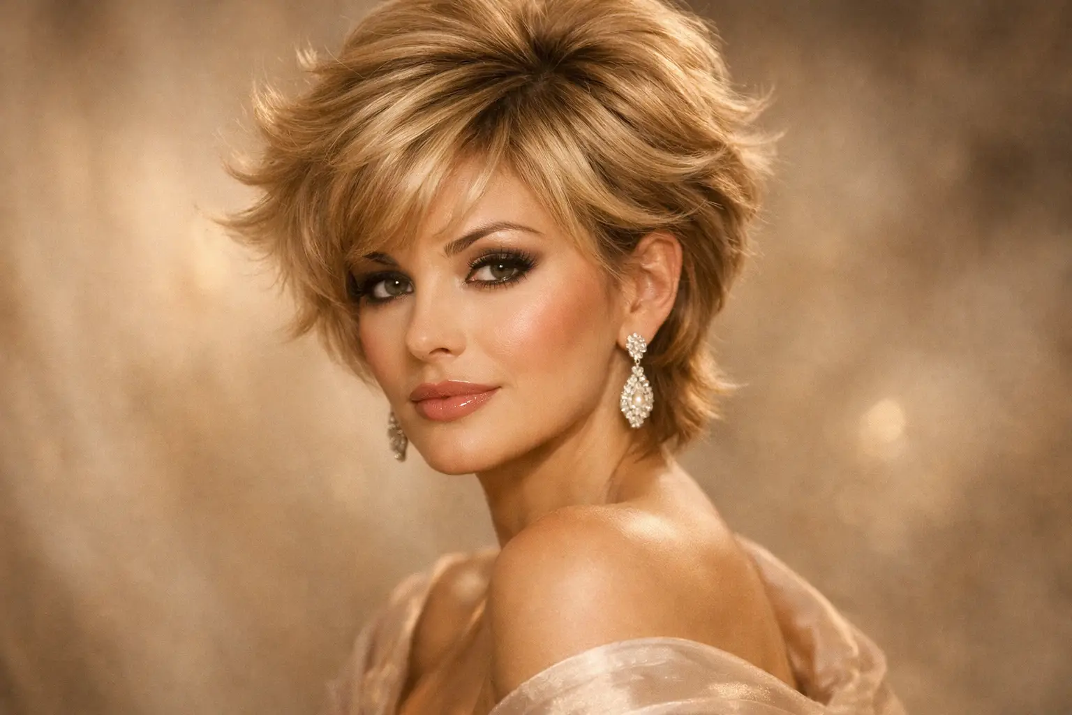 Feathered Vintage Pixie