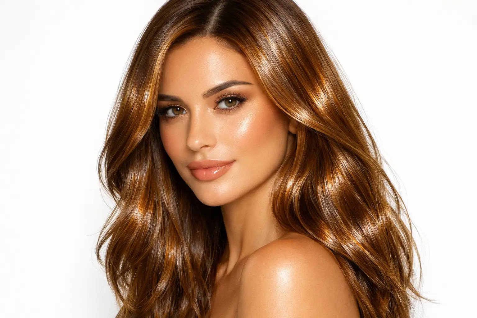 Glossed Honey Caramel Brown