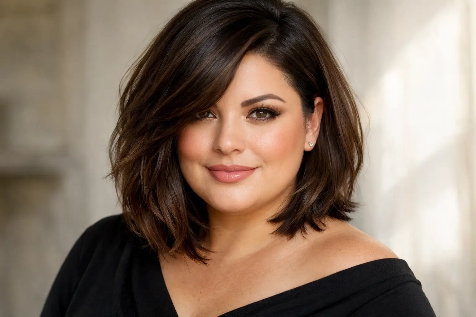 Long Bob with Side Part