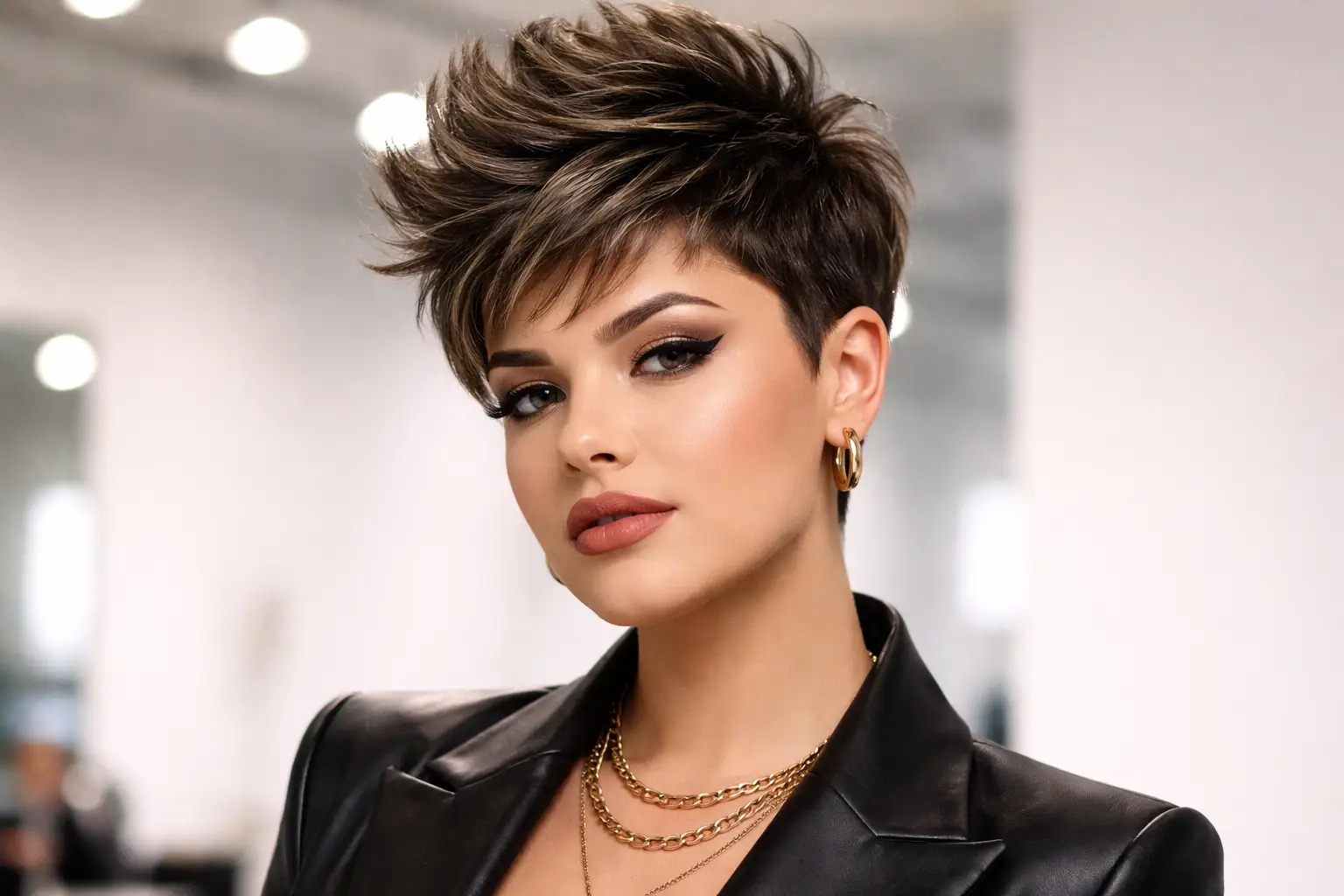 Pixie Cut with Volume on Top