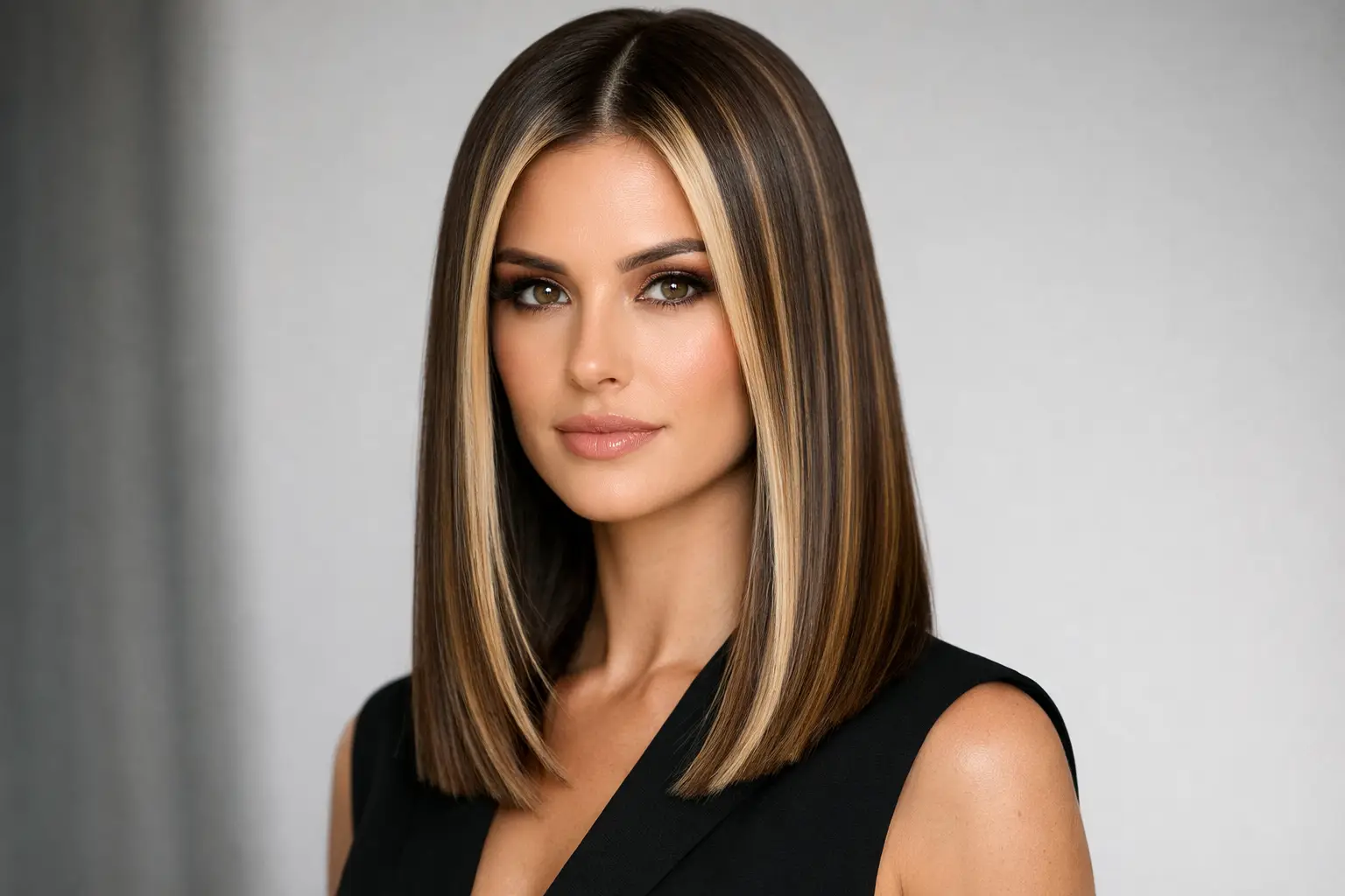 Precision Blunt with Highlights