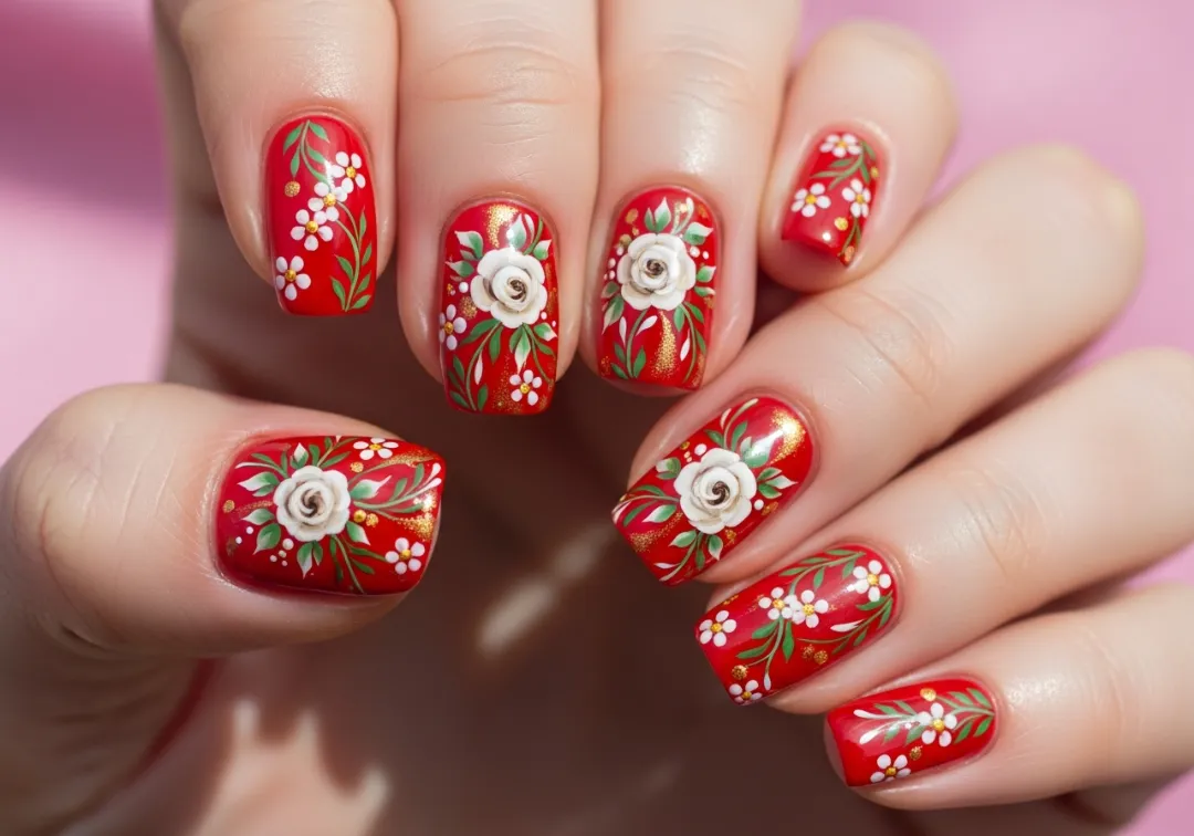 Red Floral
