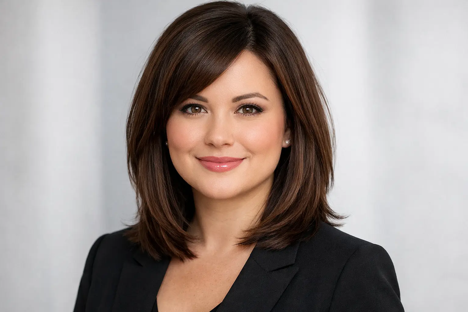 Shoulder Length Layered Lob