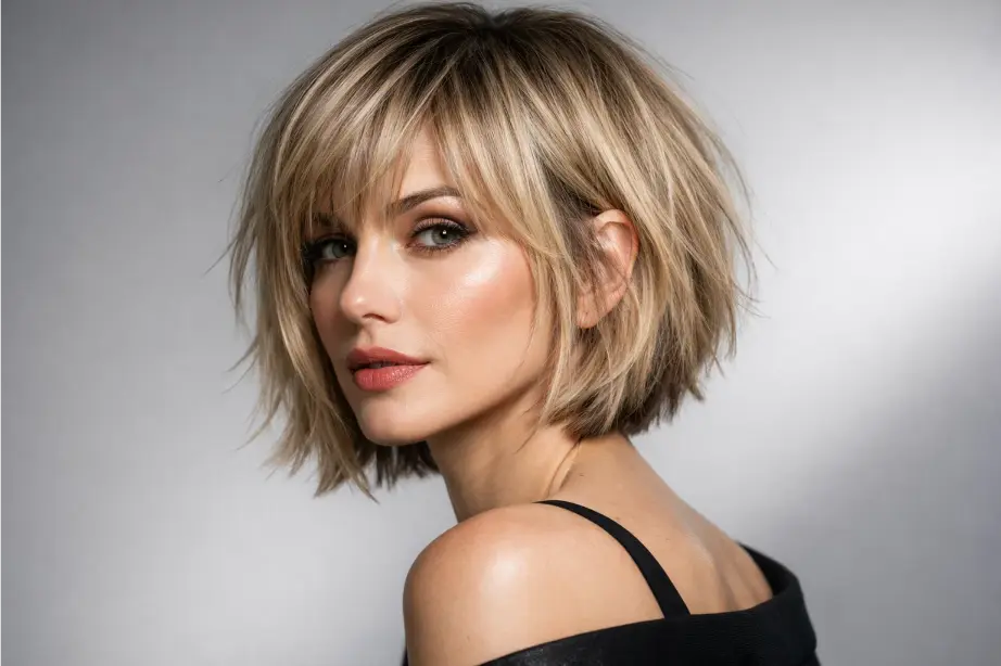 The Modern Shaggy Bob