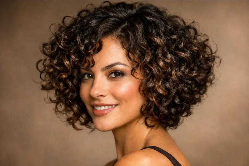 The Curly Contoured Bob
