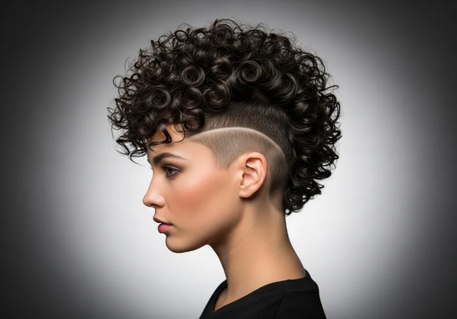Tapered Curly Cut