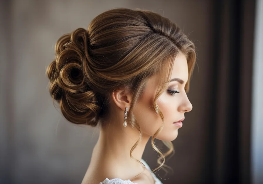 Curly Fringe with Medium Length