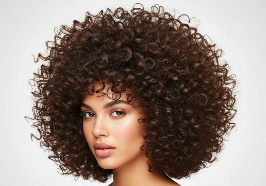 Sleek Curly Ponytail