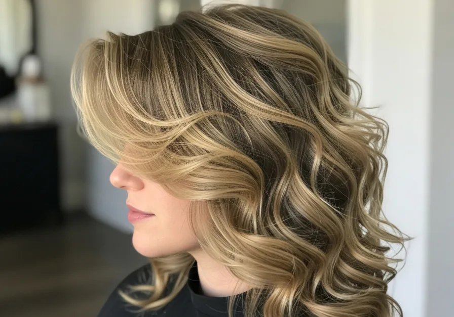 Blunt Curly Bob