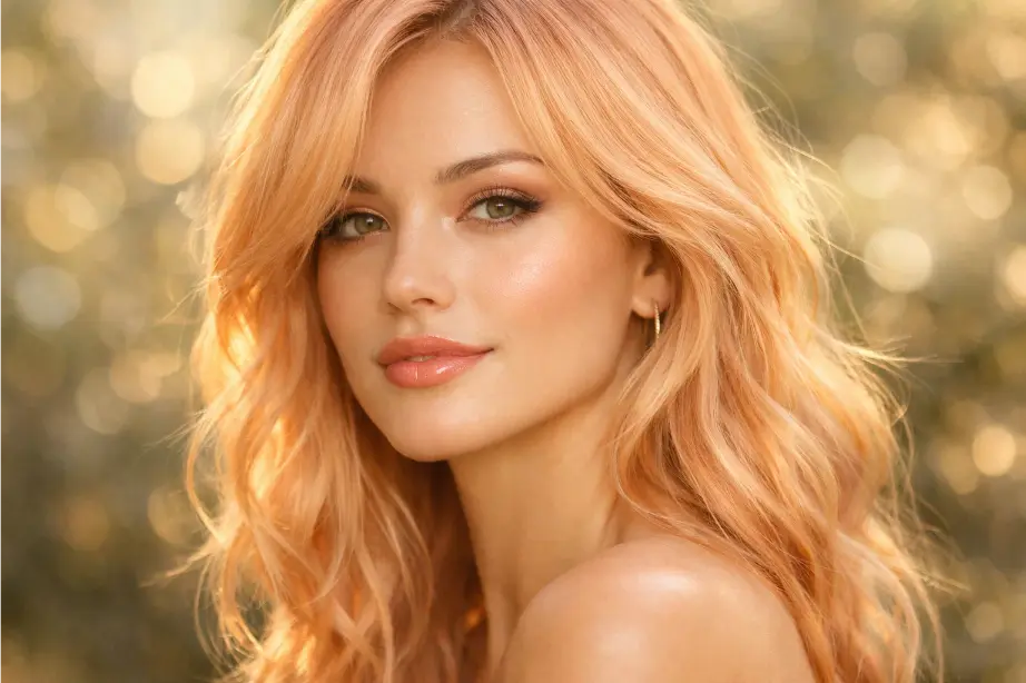 Apricot Blonde for the Bold