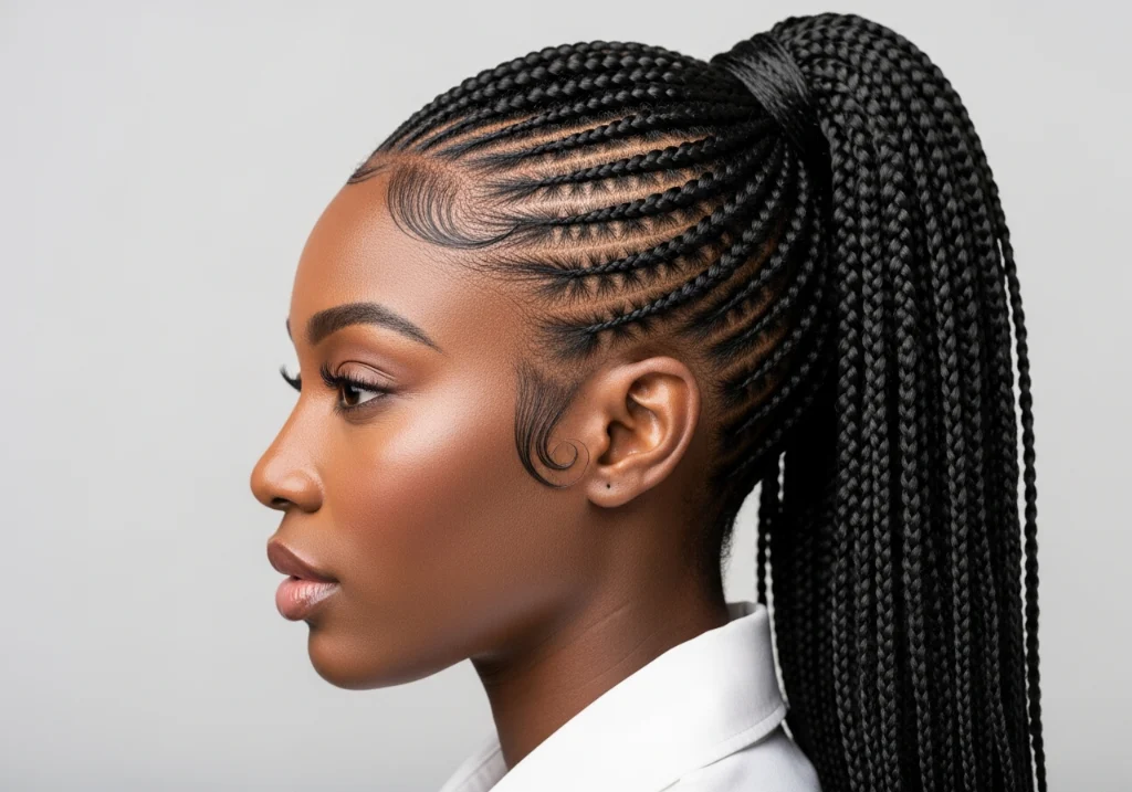 Goddess Braids for Regal Sophistication