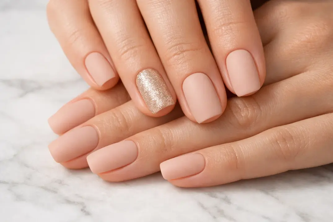 Pastel Solid Color Nails