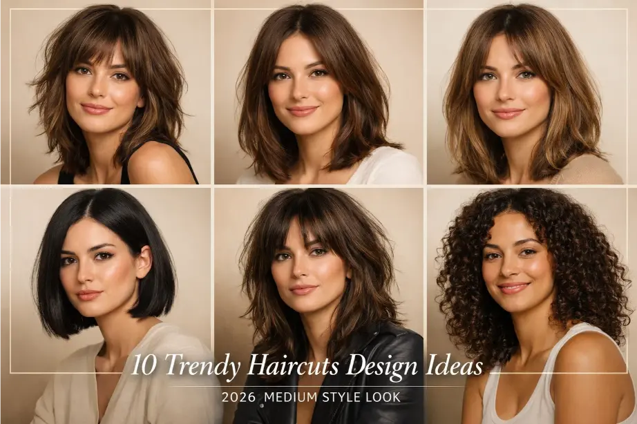 10 Trendy Haircuts Design Ideas 2026 Medium Style Look