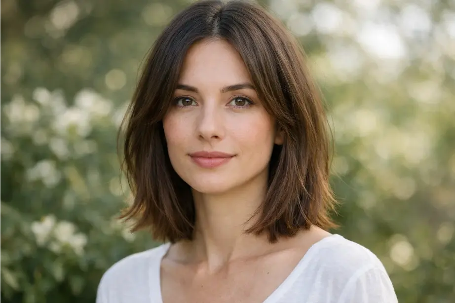 The Curtain Bang Medium Cut