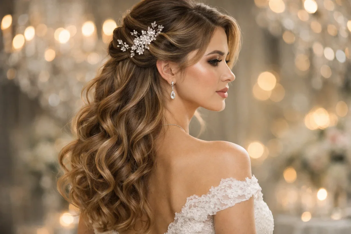 Half Up Wedding Hairstyles That Define 2026