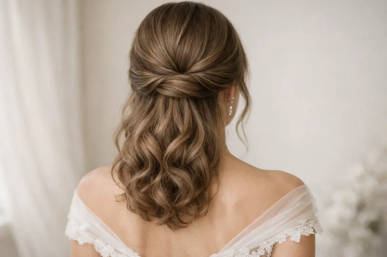 Face-Framing Half Up Techniques