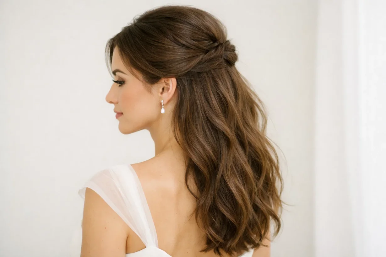 Soft Twisted Half Up Styles