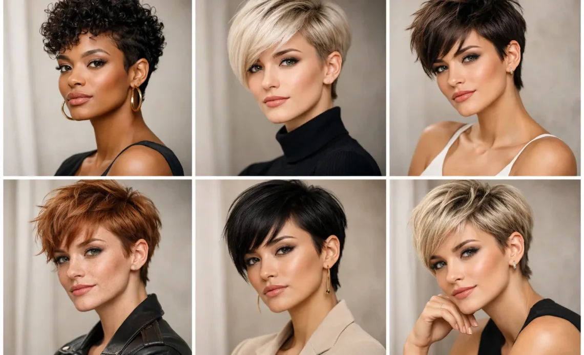 Stylish Pixie Hairstyle