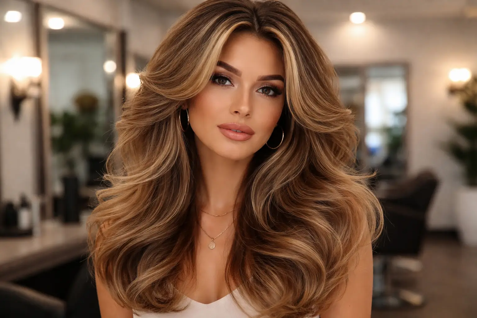 Butterfly Cut with Flowing Waves