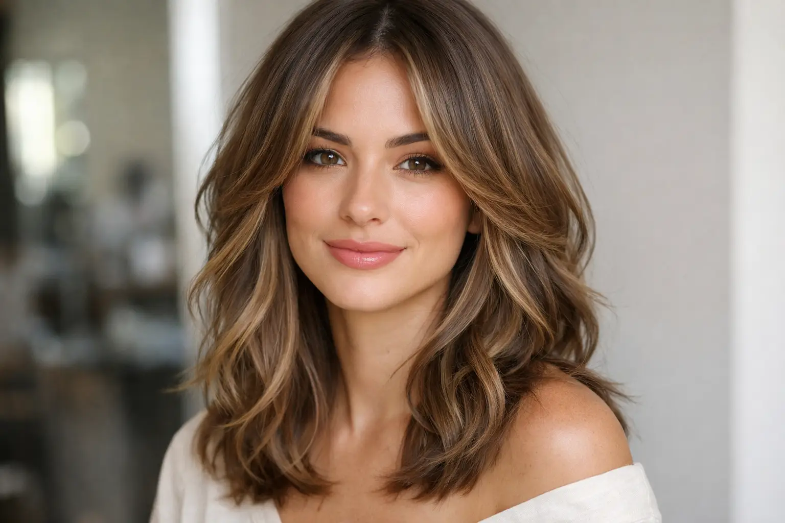 Face Framing Wavy Layers