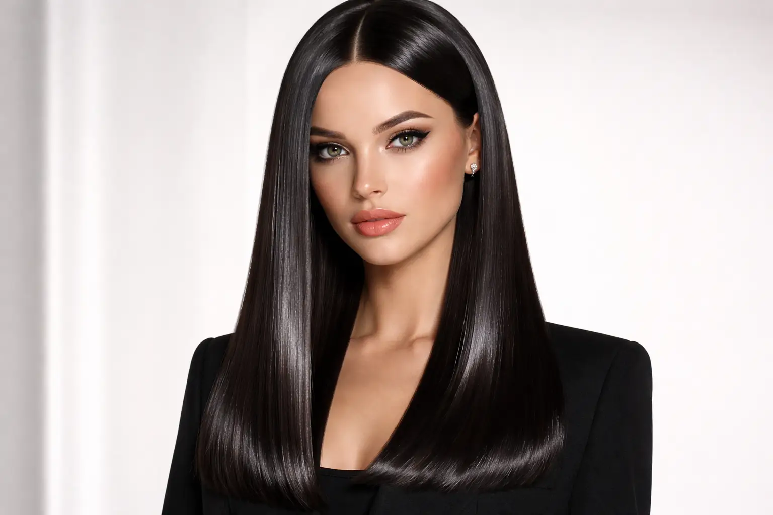 Glass Hair with Blunt Ends