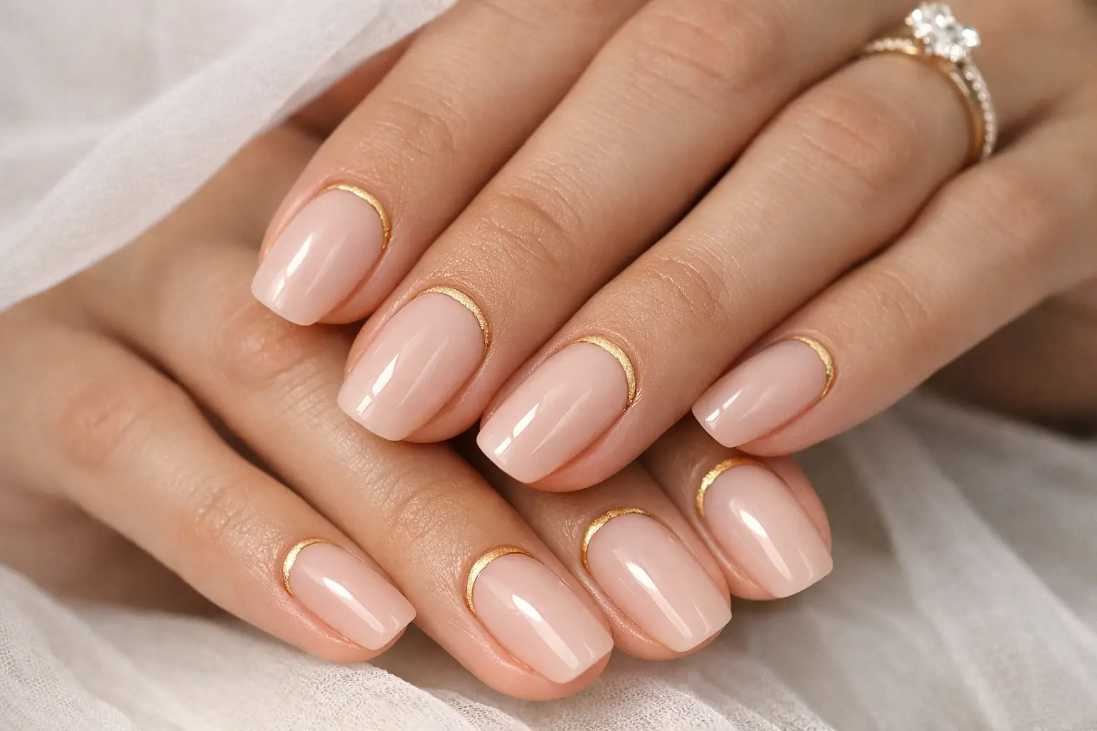 Gold Cuticle Detail