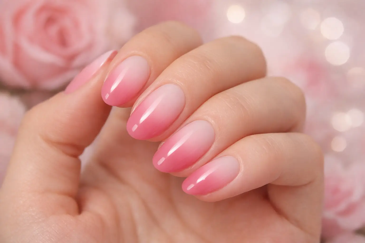 Soft Pink Ombre Romance