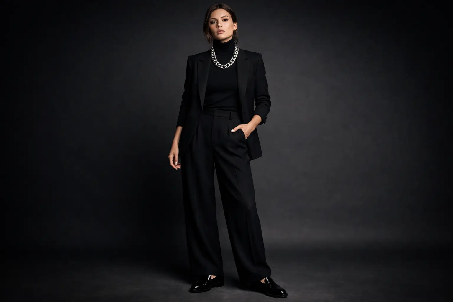 The Classic All-Black New York Outfit