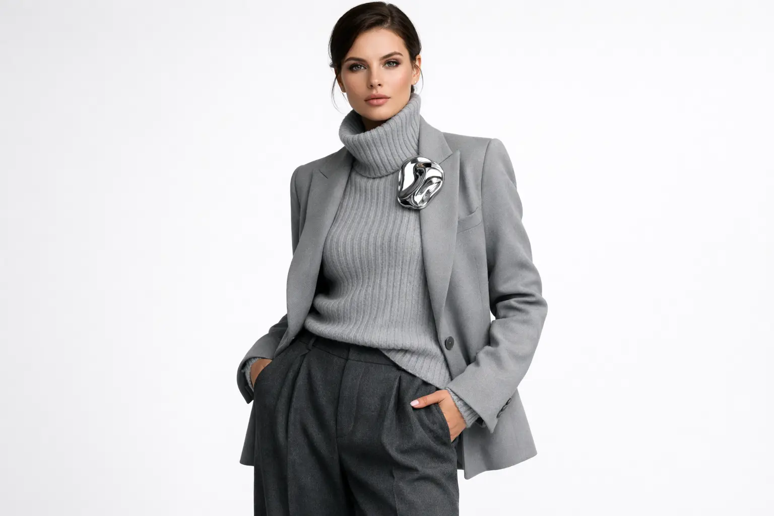 The Monochromatic Gray Outfit