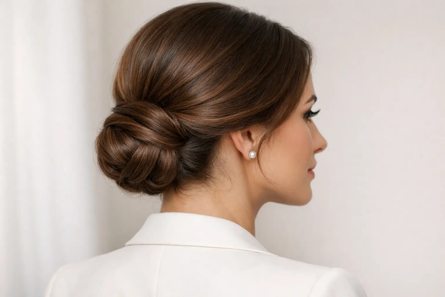 Twisted Low Bun