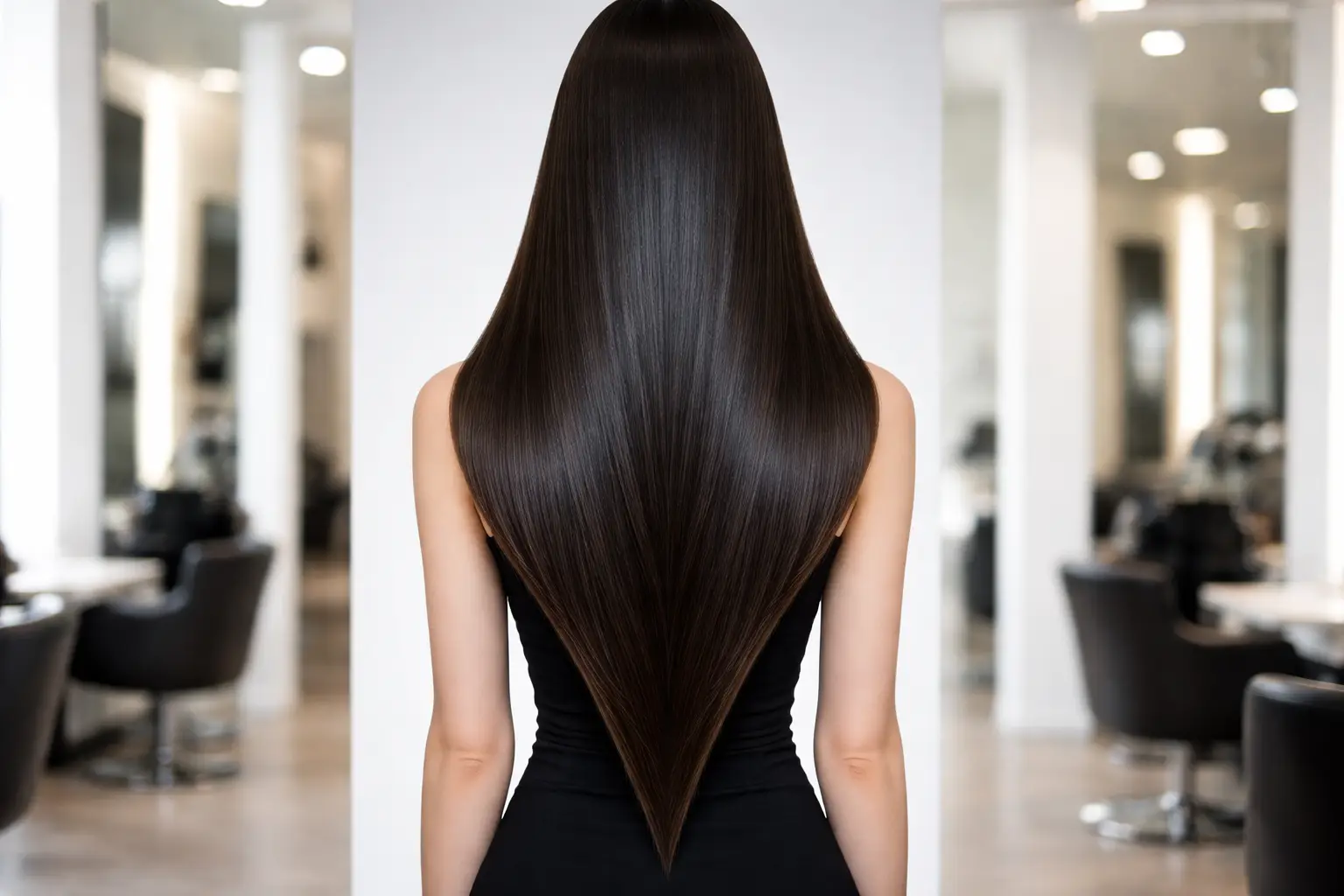 V Shaped Cut for Dramatic Angles