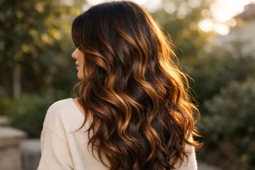 Calico Highlights on Natural Hair