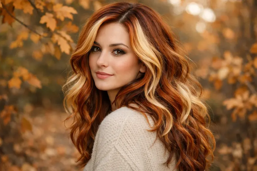 Auburn and Blonde Calico