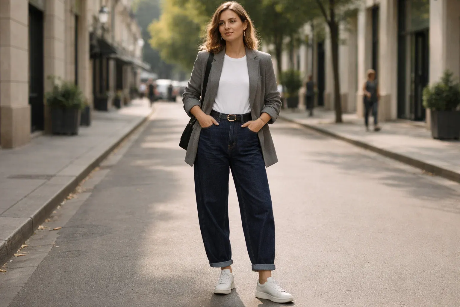 The Classic Denim and Blazer Formula