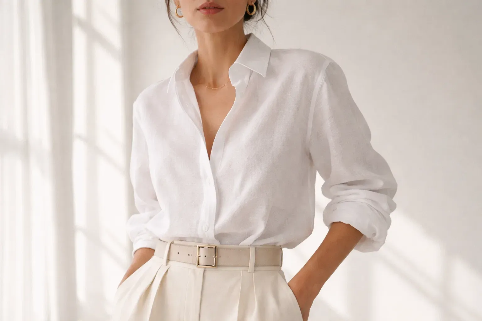 The White Shirt as a Capsule Anchor