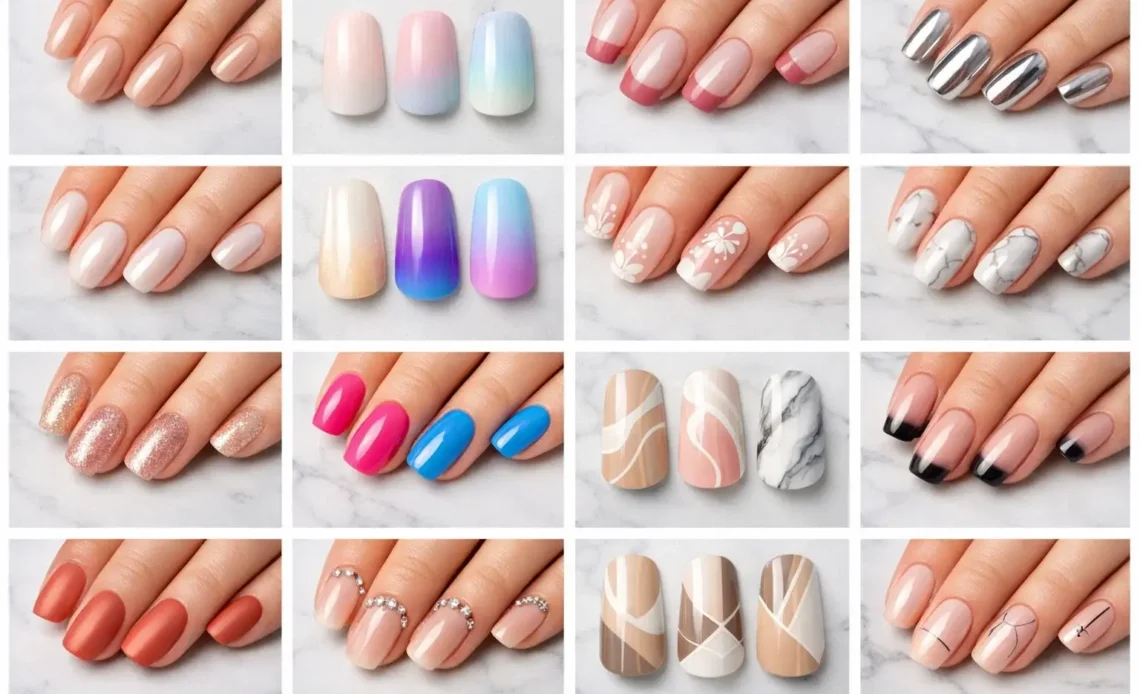 Find 15 cute short acrylic nail designs ideas for a trendy look. Simple, classy, and stylish nail styles perfect for everyday wear.