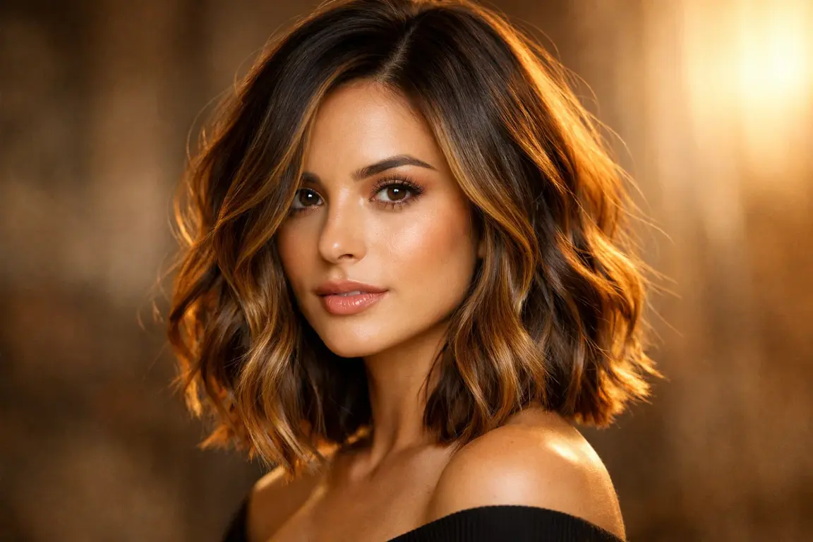 Balayage Lob for Dimensional Color